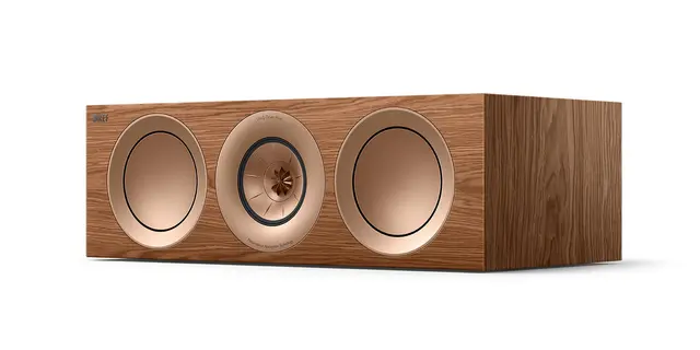 KEF R6 Meta - Valnøtt "Best-i-Klassen" Senterhøyttaler 