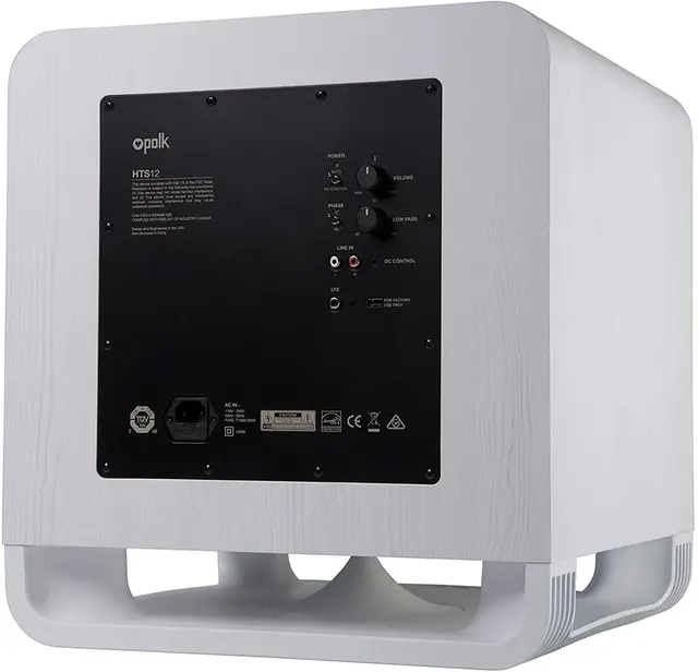 Polk aktiv bass 12" HTS 12 power port Portet kasse 200W RMS 400W+ Peak 