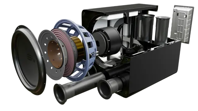 SVS PB17-Ultra R|Evolution - sort eik "Versting"-suben til SVS 
