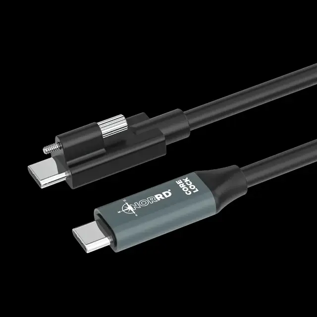 USBC til USBC 3.2 gen.2  CORE Lock 4.5m 4K@60Hz 20Gbps 100W 5A/20V 