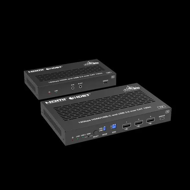 HDBaseT™ NX3-324 Extender 4K60 kit 4K60 USB-C + HDMI Dual Input 