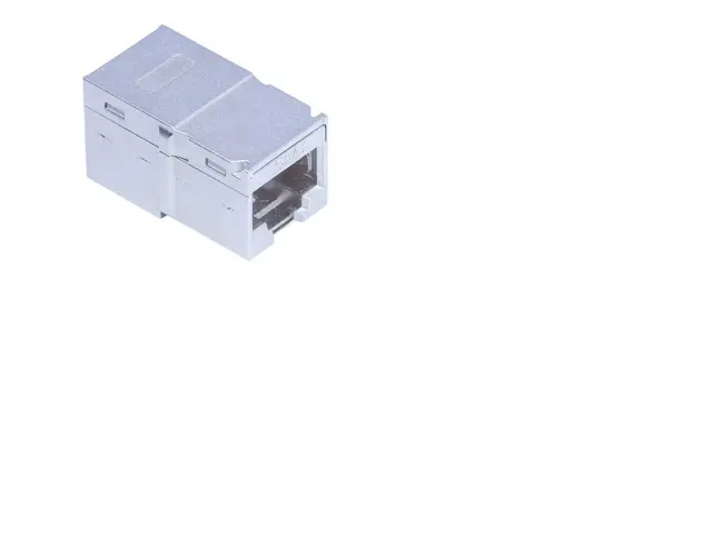 SKJØTESTYKKE R&M CAT6A RJ45-RJ45 Skjermet skjøtestykke R&M Keystone 