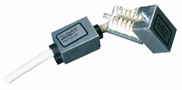 SKJØTEBOKS C6A UTP/STP TELESAFE SKJØTEBOKS til Cat5e , Cat6 og Cat6a 