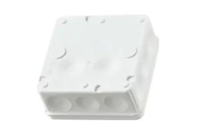 Koblingsboks AP 9 hvit, IP65 To-komponents AP 9 koblingsboks 