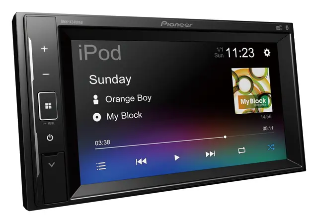 PIONEER DMH-A240DAB 2 DIN resistiv touch DAB BT USB 
