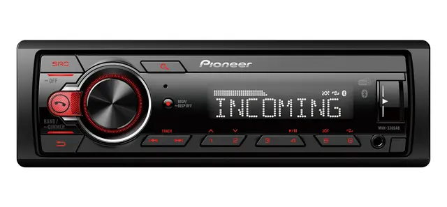 PIONEER MVH-330DAB 1DIN, DAB+,FM, USB, AUX og Bluetooth 