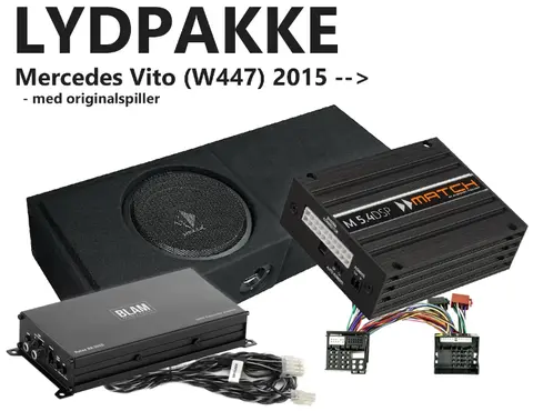 PnP Lydoppgradering Mercedes Vito Passer Mercedes Vito 2015 -->