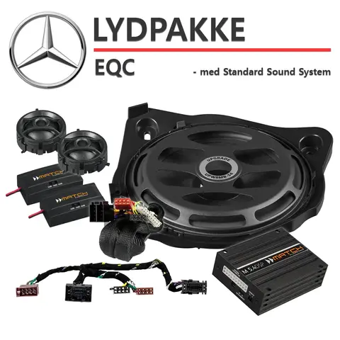 Lydoppgraderingspakke Mercedes EQC Mercedes EQC 2019-> m/Standard Lydsystem