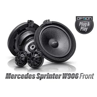 PnP høyttalersett for Mercedes Sprinter Spesialtilpasset Mercedes W906 2006-2018