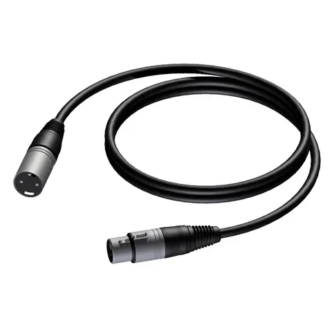 Mikrofonkabel BASIC XLR 3m stk. XLR - XLR 3-pol Kontakt