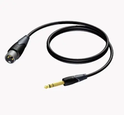 Procab CLA724 XLR M - JackStereo M 10m HQ, XLR han - 6,3mm Jack han stereokabel 
