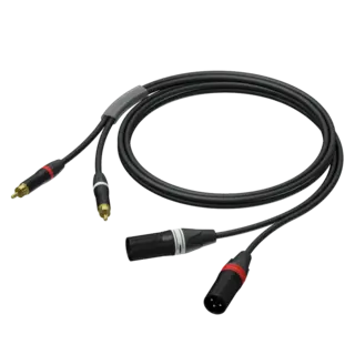 PRA701 2xhan XLR til 2xRCA 1,5m Prime series 2xhan XLR til 2xRCA 1,5m