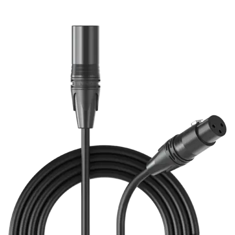 Mikrofonkabel PRO med XLR 1.5m stk. XLR - XLR 3-pol kontakt fra Neutrik