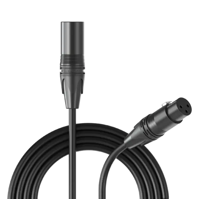 Mikrofonkabel PRO med XLR 1.5m stk. XLR - XLR 3-pol kontakt fra Neutrik 