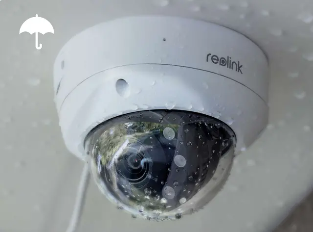 Reolink vandalsikkert 4K PoE dome kamera Dome PoE kamera 5Xoptisk zoom AI Spotlys 