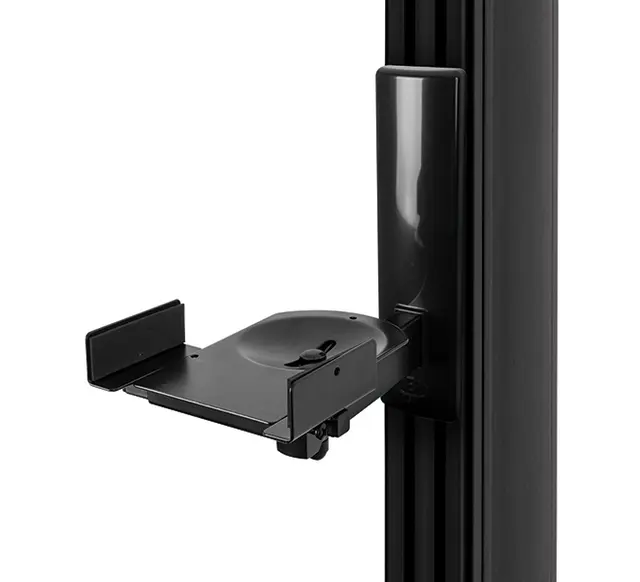 B-TECH BT77 høyttaler veggfeste, sort Maks 25kg, bredde 135-280mm 