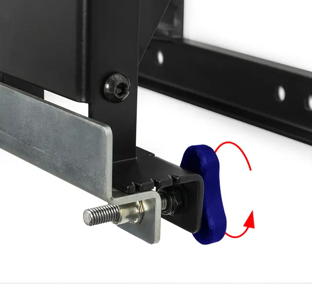 B-TECH BT8312 videoveggfeste SLIM 42-75" Pop-Out Videowall Mount 8 veis justering 