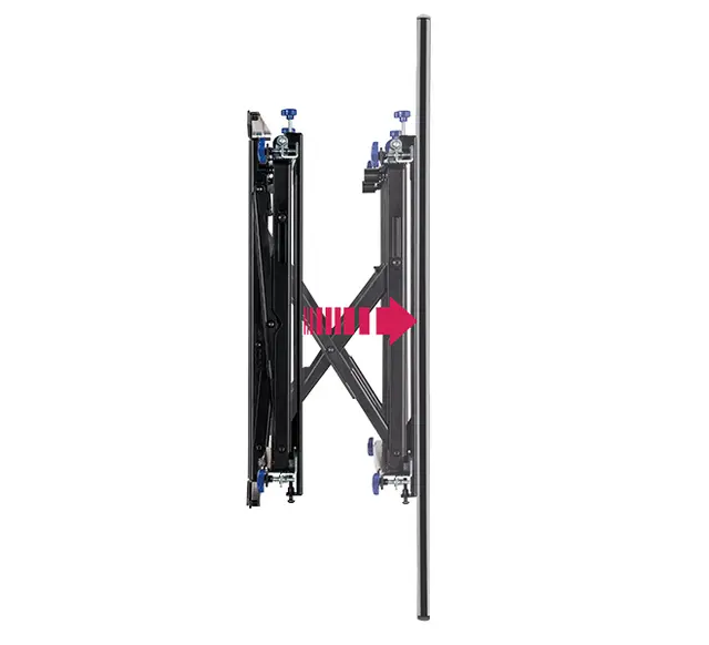 B-TECH BT8312 videoveggfeste SLIM 42-75" Pop-Out Videowall Mount 8 veis justering 