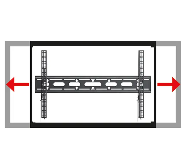 B-TECH BT9903 veggfeste fra 65 til 120" <200kg VESA opp til 1000x600 