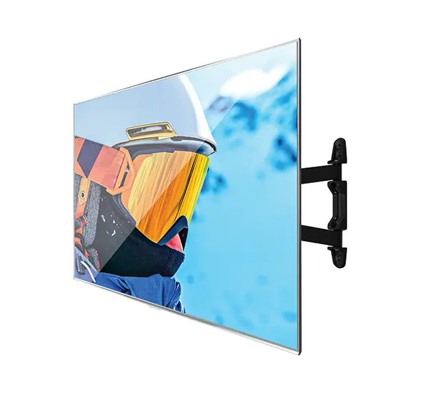 B-TECH BTV51 veggfeste svivel <60" <35kg Dobbel arm VESA opp til 600x400 