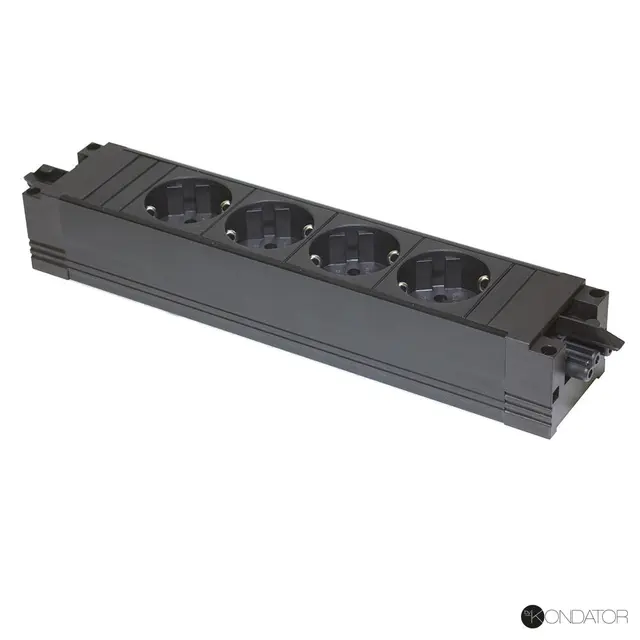 Strømforgrener 3 Uttak Wieland PDU Strømskinne 16A 3 uttak 3680W 