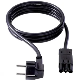 Strømkabel Wieland GST18® Schuko 1m 3G 1,50 mm² vinklet plugg GTS-18-3 hunn