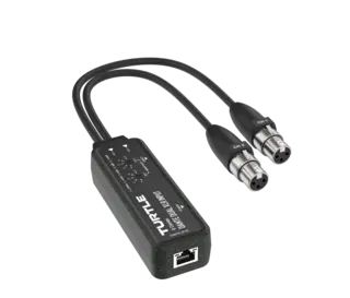 Turtle AV Dante Dual XLR Input Adapter 2 x XLR Hun - Dante Input