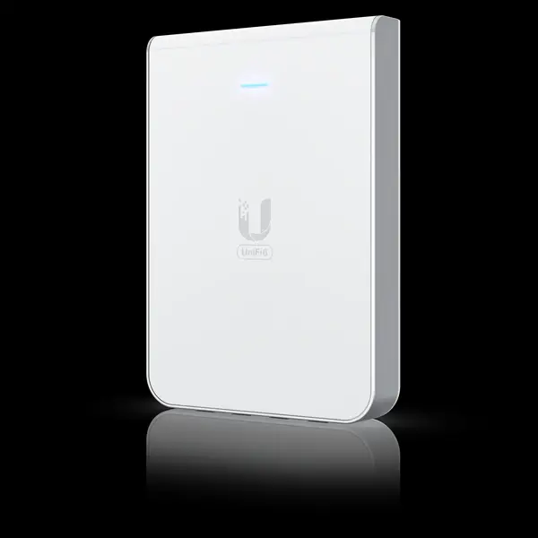 Ubiquiti UniF Wifi 6 In-wall AP switch 1xRJ45 PoE in 4xRJ45 ut (1 PoE ut) 
