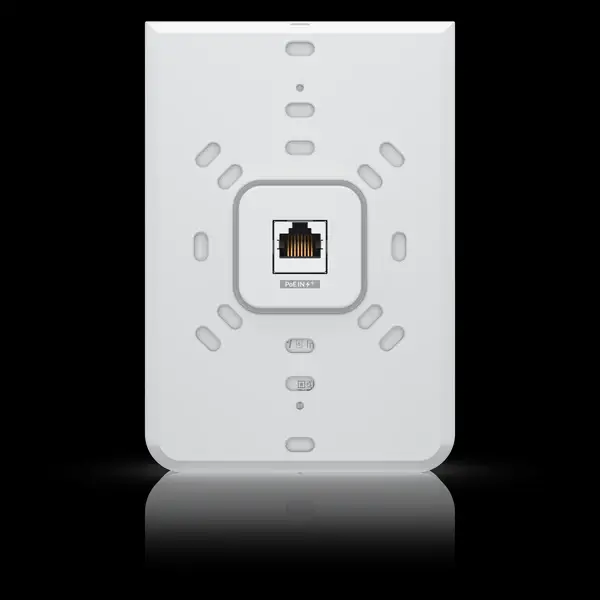 Ubiquiti UniF Wifi 6 In-wall AP switch 1xRJ45 PoE in 4xRJ45 ut (1 PoE ut) 