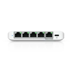 Ubiquiti Unifi Switch Flex mini 2.5Gbit 5xRJ45 USBC strømadapter inkludert