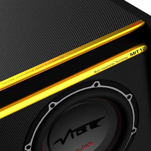 VIBE Slick MIT 12" Basspakke 1x 12" i kasse, 400W RMS forsterker 