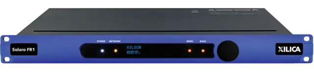 Xilica Solaro FR1 Frame med Dantekort 1U Modular, User-Configurable Dante DSP 