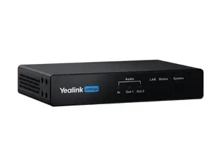 Yealink AV Bridge Mini DSP 4x4 Dante channel USB Ut analog inn/ut