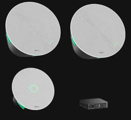 Yealink SkySound CMKit-121 2x CS10 + 1x CM20 + RCH40 E2 poe switch 