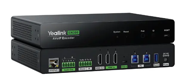 Yealink AVoIP EN300 Encoder Transmiter 4K@60Hz 4:4:4 AVoIP Transmitter 