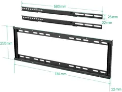 Yealink Veggfeste MD-WallMount Veggfeste til  MeetingDisplay 65/75/86