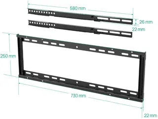 Yealink Veggfeste MD-WallMount Veggfeste til  MeetingDisplay 65/75/86