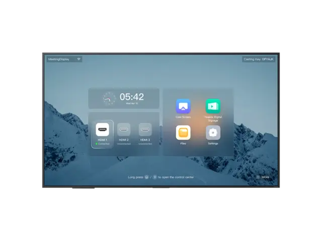 Yealink MeetingDisplay MD86 86" 18/7, 500 nits, Haze 25% | Android 13 