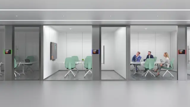 Yealink RoomPanel E2 8" Microsoft Teams Møterom bookingpanel Android 13 