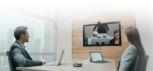 Yealink UVC30 Desktop 4K USB Camera Auto-Framing and Windows Hello Support 