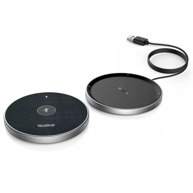 Yealink VCM36 trådløs  bordmikrofon wireless mic kompatibel med UVC84/86/A20 