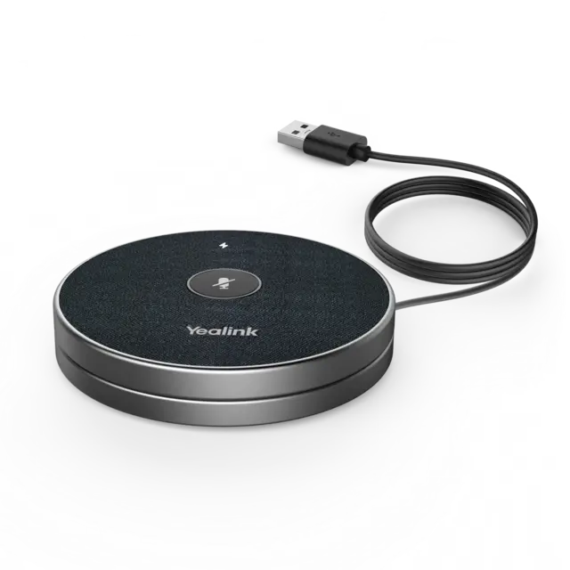 Yealink VCM36 trådløs  bordmikrofon wireless mic kompatibel med UVC84/86/A20 