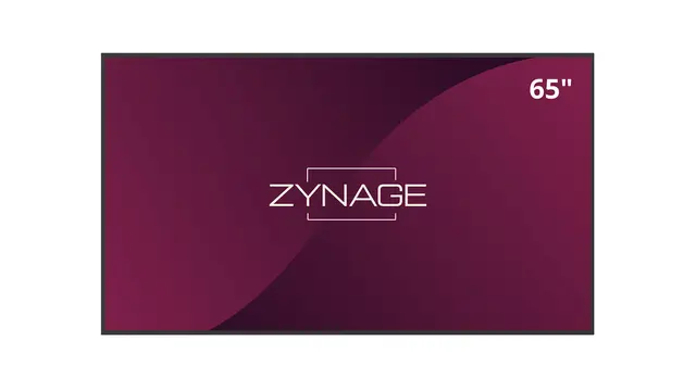 Zynage 65" 24/7 UHD 4K 500 nits USB-C 65W PD, Wifi, 3xHDMI 