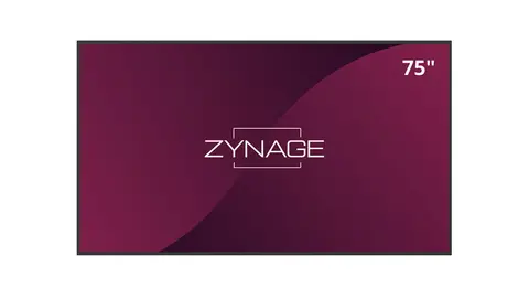 Zynage 75" 24/7 UHD 4K 500 nits USB-C 65W PD, Wifi, 3xHDMI