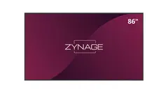 Zynage 86" 24/7 UHD 4K 500 nits USB-C 65W PD, Wifi, 3xHDMI