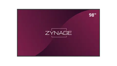 Zynage 98" 24/7 UHD 4K 500 nits USB-C 65W PD, Wifi, 3xHDMI